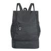 Mochila de gimnasio para mujer Bolso de fitness de separación húmeda y seca multifuncional (negro)