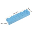 thumbnail image 2 of Uxcell Magnetic Vise Jaws 6 Inch Magnet U-Grooves Soft Bench Jaw Pads Covers, Blue, 2 of 6