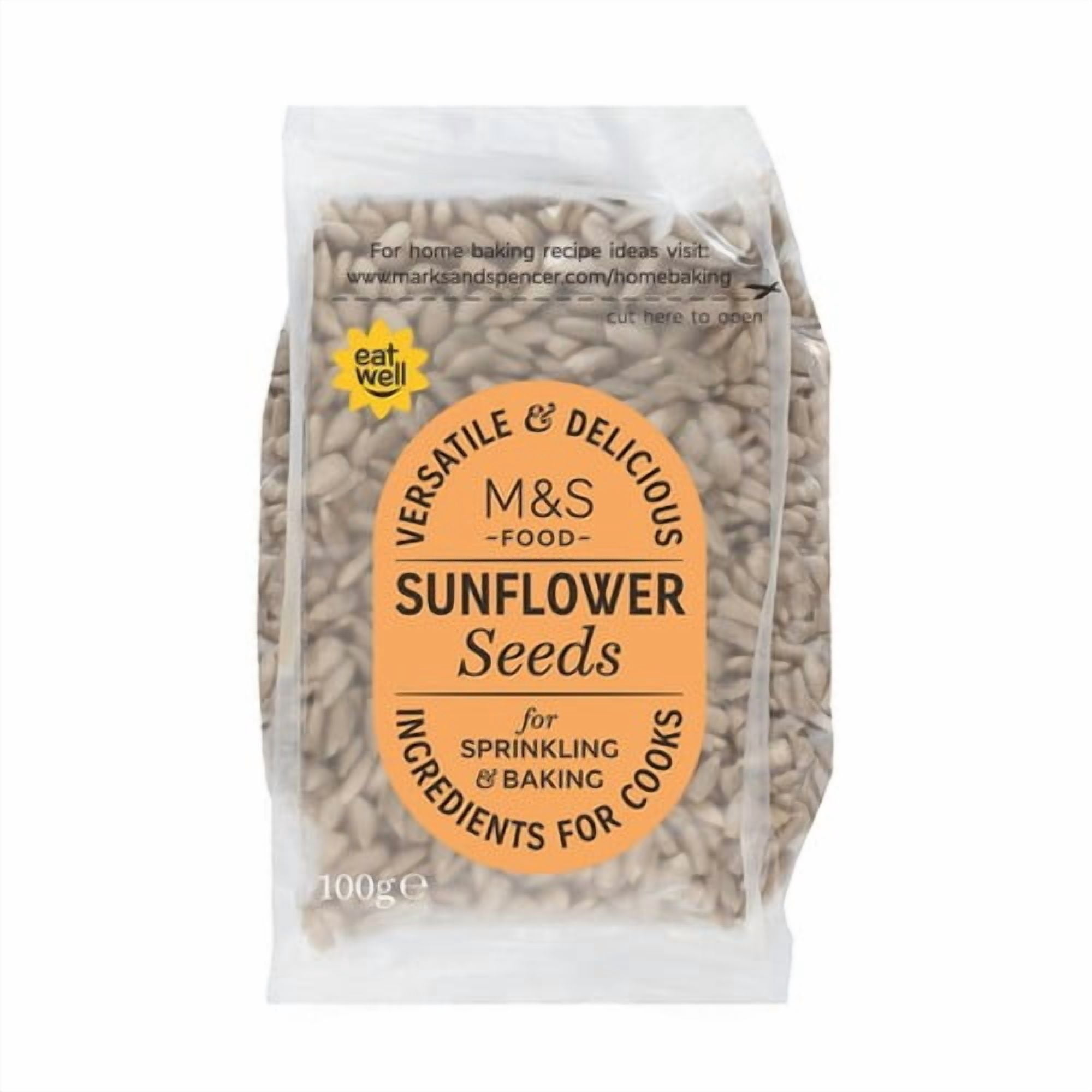 M&S Sunflower Seeds 100g, British Import (Pack of 3)