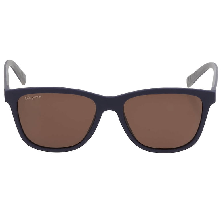 Salvatore Ferragamo Brown Rectangular Men's Sunglasses SF998S 427