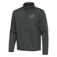 thumbnail image 2 of Men's Antigua Silver Los Angeles Kings Twist Quarter-Zip Pullover Jacket, 2 of 3