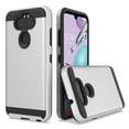 thumbnail image 6 of For LG Aristo 5 / Fortune 3 / Tribute / K8X / Phoenix 5 / LMK300 Dual layer Metal Brushed Shockproof Armor Hybrid Case, 6 of 6