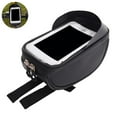 thumbnail image 2 of Bike Storage Bag Large Capacity Front Beam Phone Holder Waterproof Bike Phone Mount Bag with Touch Screen Pouch for Outdoor Cycling, 2 of 8