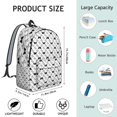 thumbnail image 2 of Butterflies and Tropical Floral Print School Backpack – Lightweight Travel Backpack with Comfortable Carrying and Anti-theft Features for Outdoor Activities, Gym, and Daily Commuting, 2 of 5