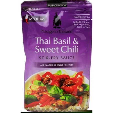 Passage Fluid Ounceods Passage To Thailand Stir-Fry Sauce Thai Basil & Sweet Chili 7 Fluid Ounce