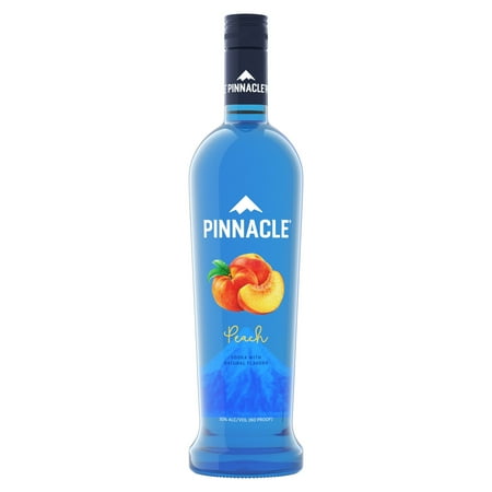 Pinnacle Peach Flavored Vodka, 750 ml Bottle, 30% ABV