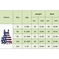 thumbnail image 4 of Douhoow Baby Boy Girl Stars Stripes Romper 4th of July Overalls Infant Summer Short Jumpsuits, 4 of 7