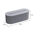 thumbnail image 7 of Cable Storage Case,Computers TVs Cable Management Box Cord Organizer,Home Office Cord Organizer Box Hide Wires Storage,Wire Cable Storage Manegement Box Case Wire Hider,USB Hub Protector blue, 7 of 7