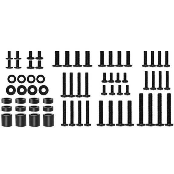 Universal TV Mounting Screw Kit For TV Stand Monitor Wall Mount M6 Screws With Washer Spacer Standard Hardware