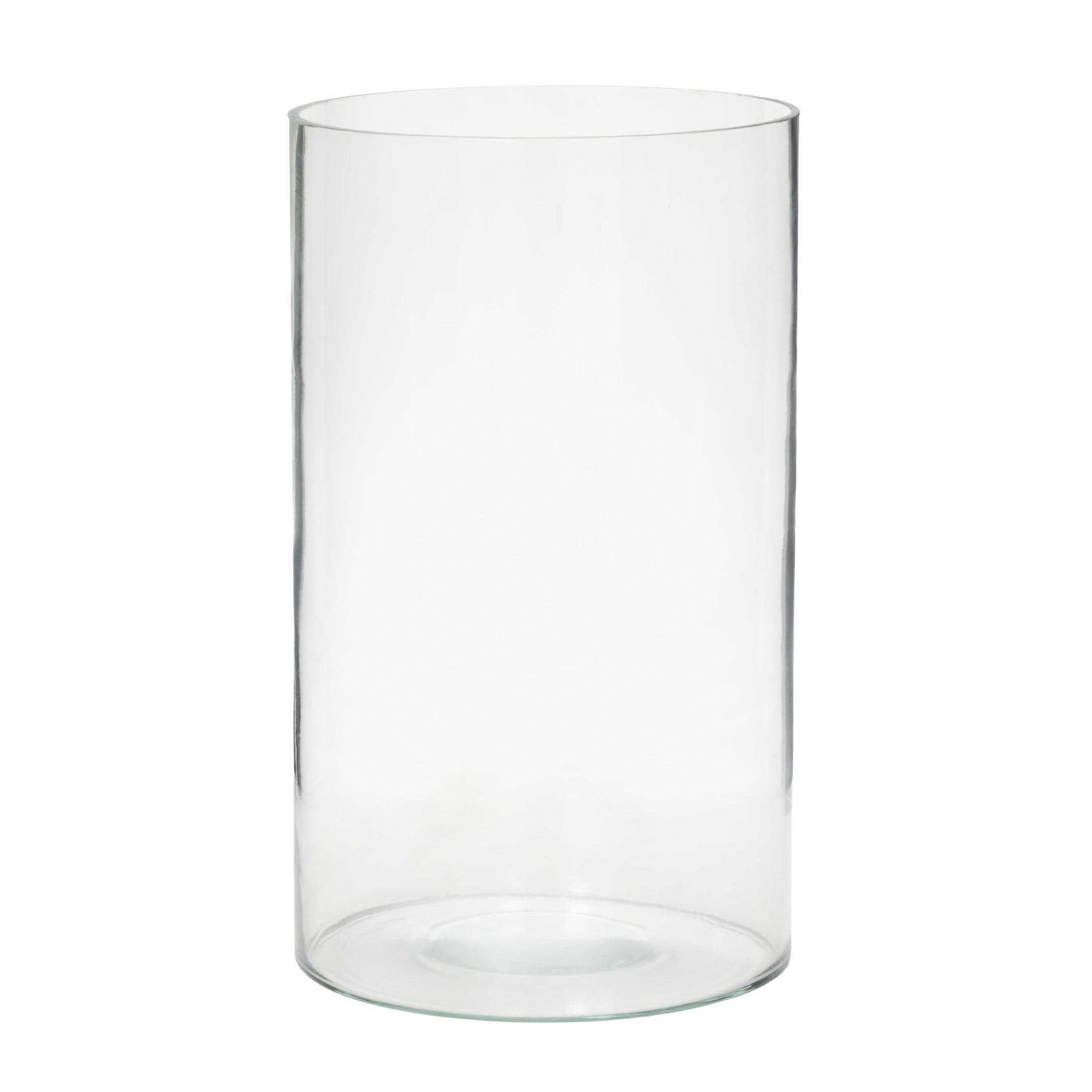 DecMode 10" Wide Glass Vase