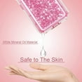 thumbnail image 6 of iPhone 14Plus Case 6.7 Inch ，Sparkle Floating Liquid Quicksand Bling Sequin Glitter 3 in 1 Shockproof Hard PC Bumper Durable Full Body Protective Girls Women, 6 of 6