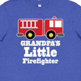 thumbnail image 4 of Inktastic Grandpa Little Firefighter Boys Fire Truck Youth T-Shirt, 4 of 5