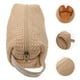 thumbnail image 2 of Bolso de mano de paja PP con cremallera, bolso de mano para lavar, monedero de playa de verano para mujer, 2 of 7