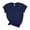 Navy, variant on Colorful Mama Letter Shirt for Women and Moms Birthday Gift Cotton T-Shirt