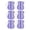 Purple, variant on 6PCS Daily Schedule Planner Wipeable Checklist Board To improve Time Management Skills