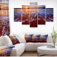 thumbnail image 1 of Colorful Sunset with Bright Waters - Seashore Canvas Art Print, 1 of 3