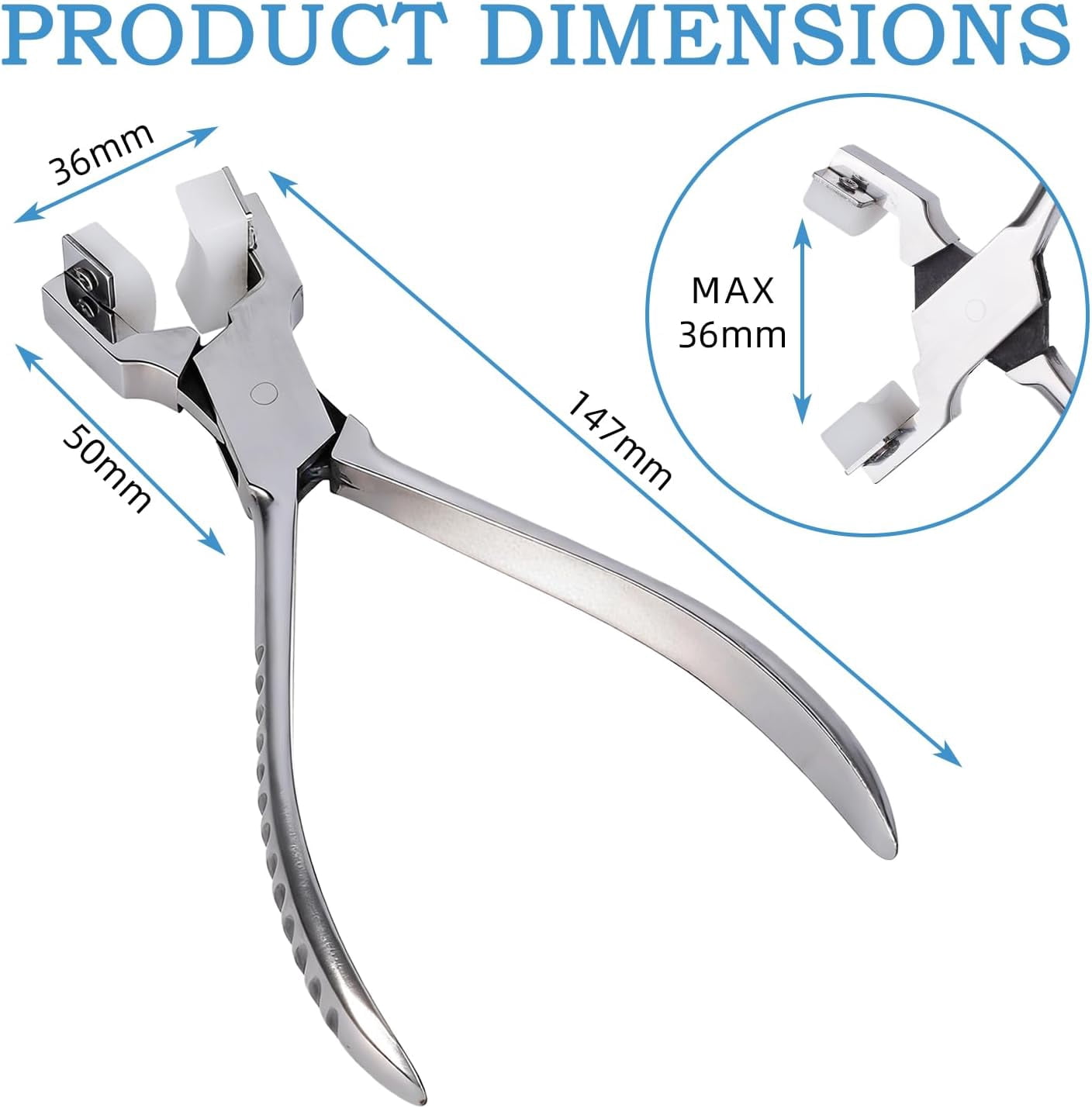 ABCISI Professional Bracelet Bending Tool Bracelet Blanks, Metal Bracelets Cuff Ring Bending Plier Jewelry Making Kit for DIY Custom Bangles, Cuffs, and Jewelry Making Craft Supplies