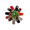 thumbnail image 4 of Calcetas Navideñas Cortas Dama M&J Orejitas Algodón 12 Pares, 4 of 4