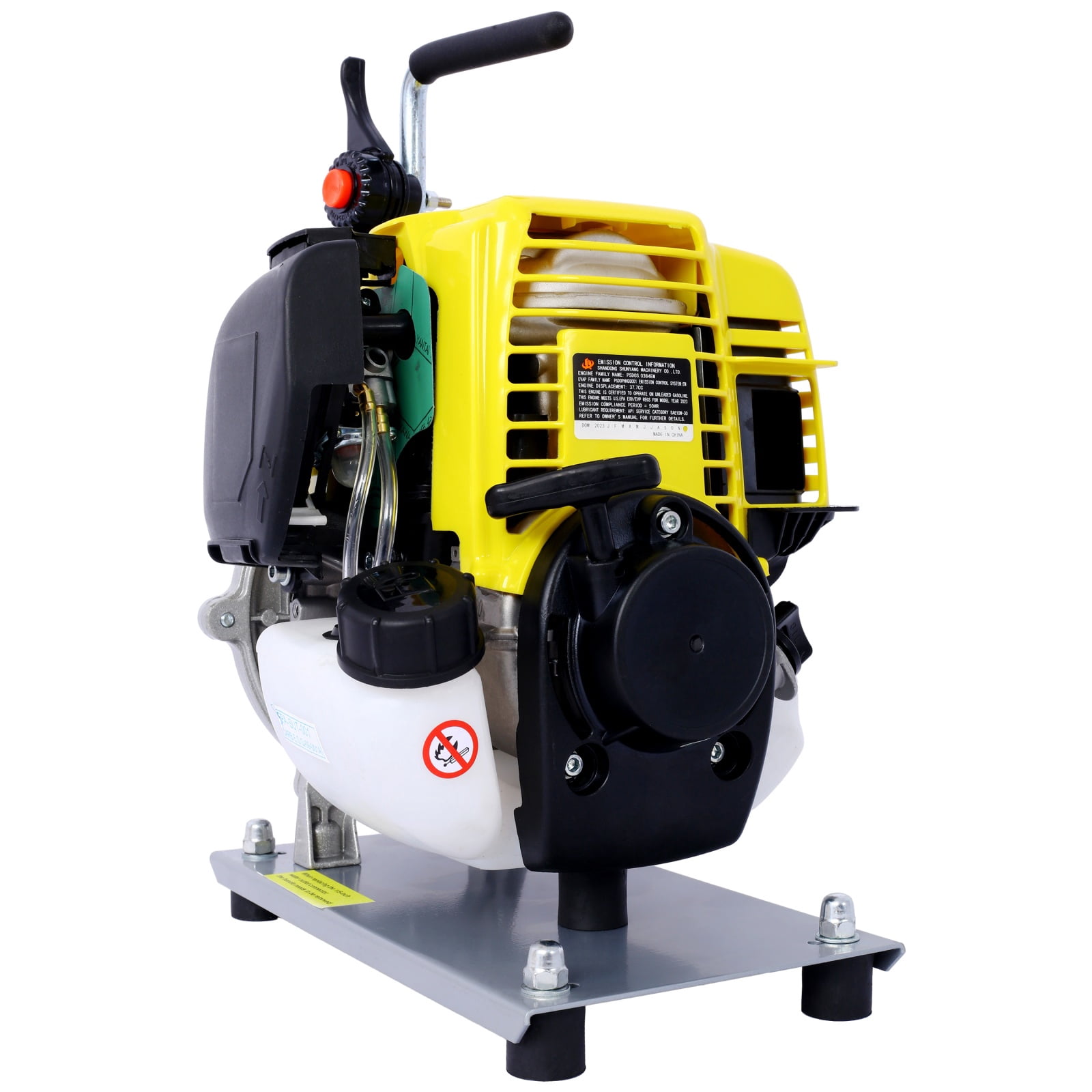 38CC 4-Stroke Gas Water Pump, 1.5" Commercial Grade Portable Pump, 8000L/H Flow, 30M Max Lift for Flood Control, Irrigation & Drainage (8500RPM)