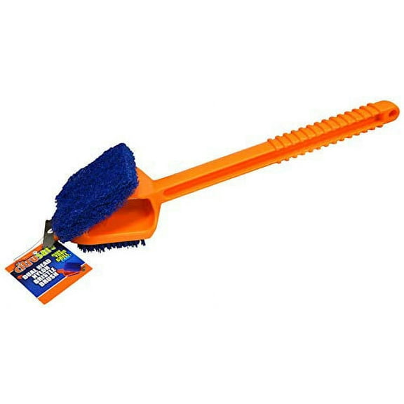 CitruSafe 2-in-1 Dual Head Nylon Grill Brush and Scrubber for Safe Grill Cleaning