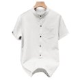 thumbnail image 1 of pstuiky camisetas para hombre, Camisa casual de manga corta para hombre, estilo bolos vintage, estilo playero cubano, con botones, para verano camisas casuales para hombre xxxl, 1 of 4