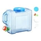 thumbnail image 3 of Contenedor de agua portátil con grifo, cubo de agua, jarra de agua, resistente, multiusos 5 litros, 3 of 9