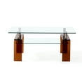 thumbnail image 5 of Transparent Tempered Glass Coffee Table Modern Glass Storage Center for Living Room, 5 of 6