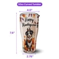 thumbnail image 5 of Happy Thanksgiving Australian Shepherd Welcome Thankful Fall Autumn Pumpkin 30oz Stainless Steel Tumbler Insulated Cup with Lid Aussie Dog Lover Gifts - 02021, 5 of 5