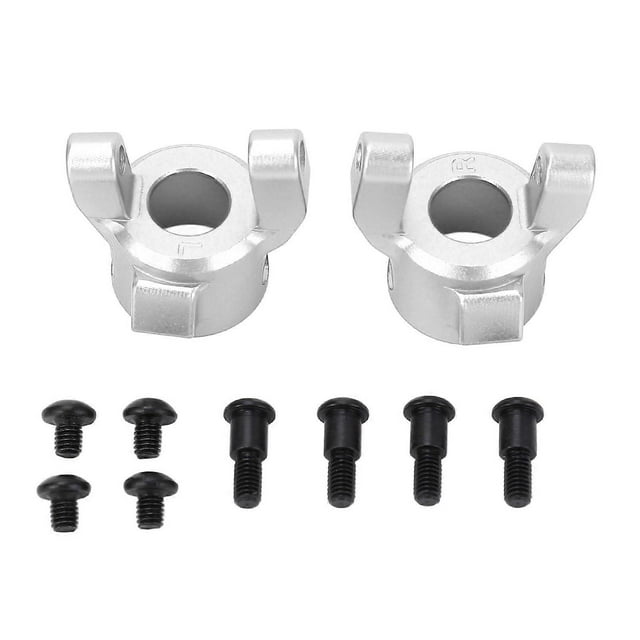 RC Crawler Car C Hub Carrier Front Rear Aluminium Alloy Counterweight for SCX10 PRO Silver