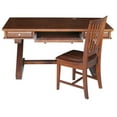thumbnail image 6 of Whitewood Industries Inc. Espresso Parawood Executive Desk with Zosiac Base and Chair, 6 of 6