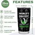 thumbnail image 2 of Golf Gifts for Men: Funny 20oz Tumbler - Cool Golfer Gift for Dad, Husband or Golf Lovers - Birthday &, 2 of 6