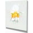 thumbnail image 2 of Art sur Toile de Narcisse Blanche Aquarelle - Impression Florale, 2 of 3