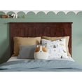 thumbnail image 3 of Pemberly Row Twin Coastal Solid Wood Panel Headboard in Walnut, 3 of 8