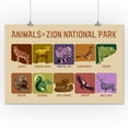 thumbnail image 2 of Zion National Park, Utah, Animals of Zion (16x24 Giclee Gallery Art Print, Vivid Textured Wall Decor), 2 of 3