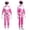 Pink, variant on Cosplay Costume Colorful Ranger Jumpsuit with Detailed Patching and Full Body Suit for Halloween Party Role Play Performance Dress Up Show