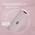 thumbnail image 4 of HEYSONG Portable Bluetooth Speaker, 16W, Pink, REVERB, 4 of 5
