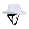 thumbnail image 2 of HILABEE Casque de Cowboy Rigide Facile à Utiliser Robuste Suspension à Cliquet 4 Points avec Trou d'Aération Blanc, 2 of 9