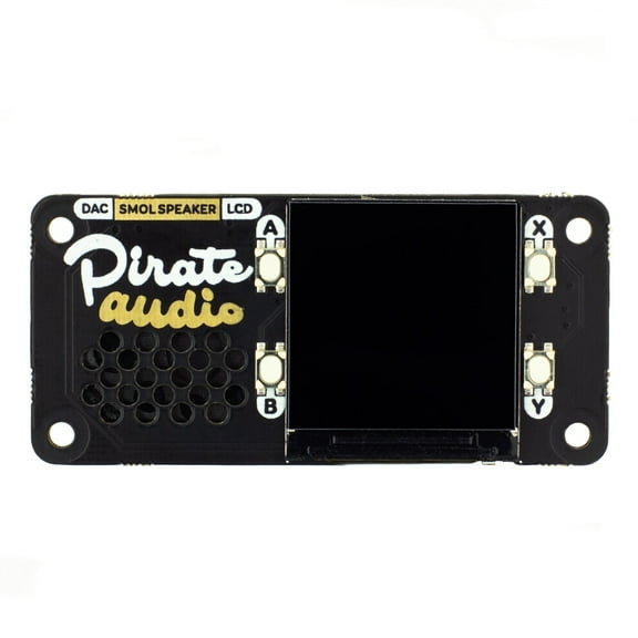 Pimoroni PIM485 Pirate Audio Speaker, mini mono speaker, high-res display for Raspberry Pi