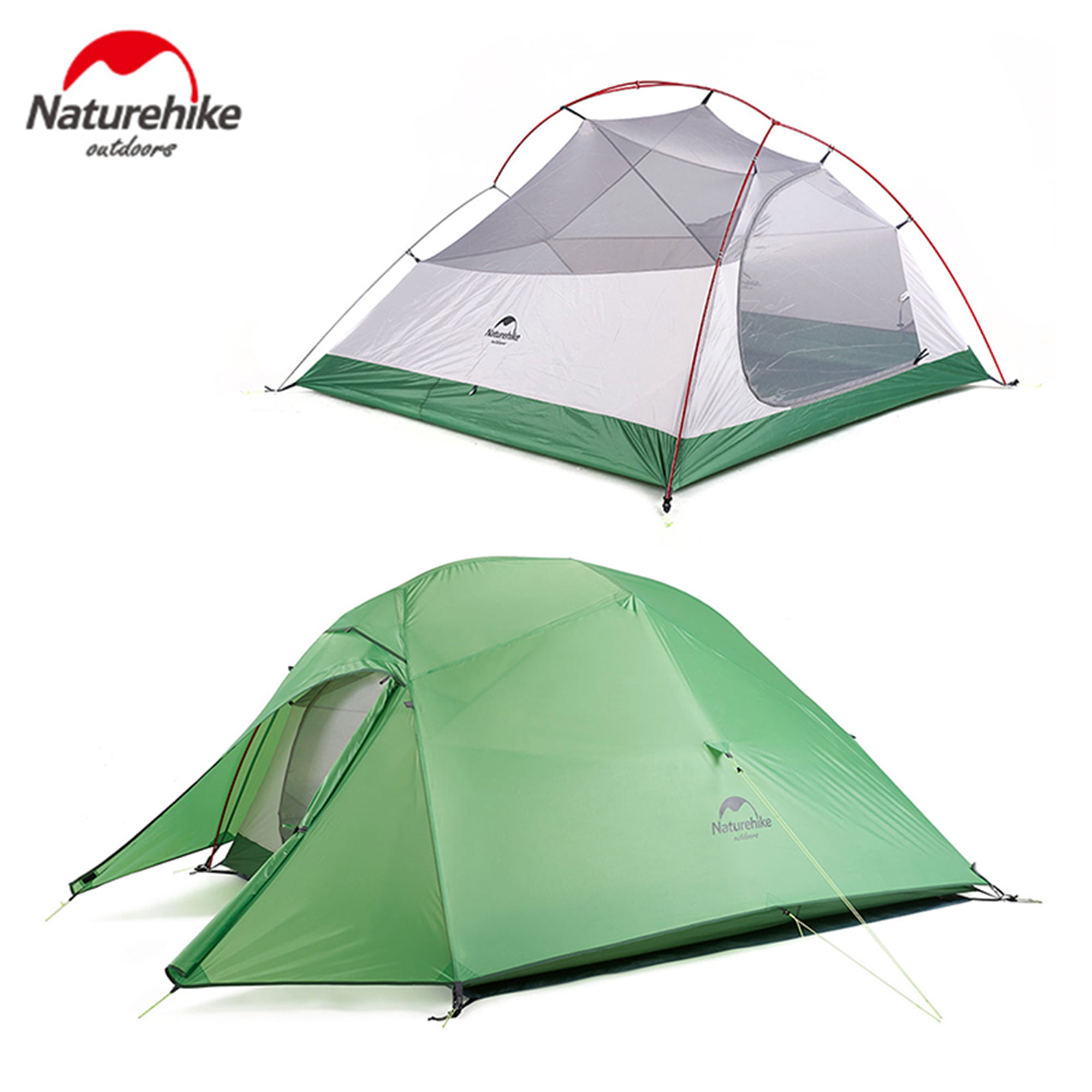 Outdoor 2 Person 4 Season Camping Hiking Waterproof Ultralight Backpacking Tent