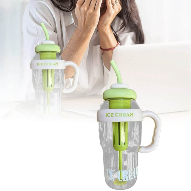 Large Capacity Water Cup for Summer Gym Bottle with Straw Iced Coffee and Tea Beverage Container 1200ml Everyday Hydration Leakproof Drinkware
