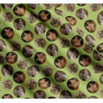 thumbnail image 3 of Soimoi Cotton Poplin Fabric Cat Face Animal Print Sewing Fabric Yard 56 Inch Wide, 3 of 7