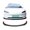 Matte Black, variant on Ikon Motorsports Front Bumper Lip Compatible with 2024-2026 Tesla Model 3, IKON Style Gloss Carbon Fiber Print Lower Air Dam Chin 3PCS Injection PP