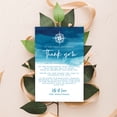 thumbnail image 4 of Koyal Wholesale Navy Blue Watercolor Nautical Wedding Thank You Place Setting Cards for Table Reception, 56-Pack, 4 of 5