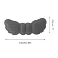 thumbnail image 4 of Unique Bargains 2 Pair Heel Pads Wing-shaped Thin Heel Pads for Shoes Black, 4 of 6