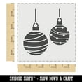 thumbnail image 2 of Round Holiday Christmas Ornaments DIY Cookie Wall Craft Stencil - 4.5 Inch, 2 of 5