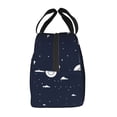 thumbnail image 5 of ZICANCN Insulated Lunch Bag for Women Men , Cartoon Moon Reusable Cute Lunch Bag for Women Mens for Picnic School Work Office, 5 of 8