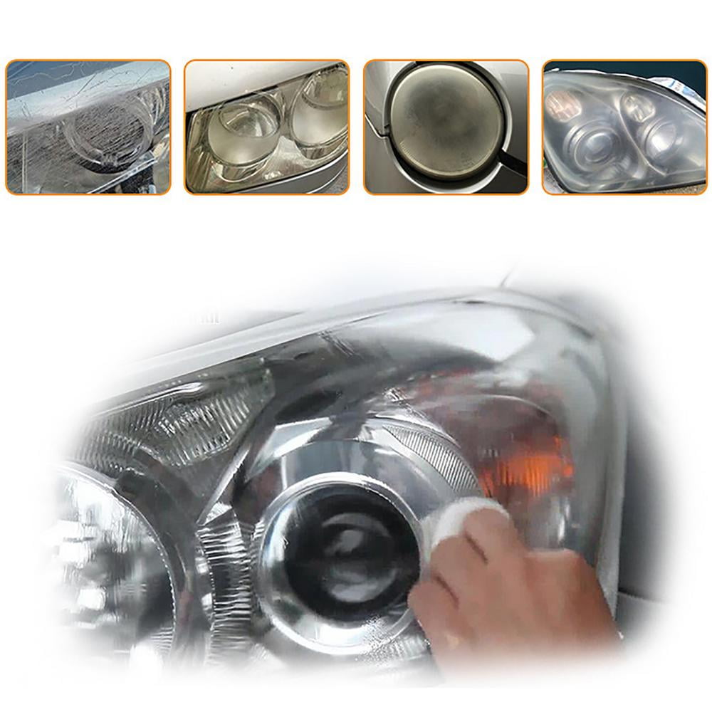 Car Headlight Restoration Kit Brightener Headlamp Scratch Repair Liquid  Paste Light Lens Polisher Cleaning Paste Refurbish Tool