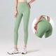 thumbnail image 2 of Gibobby Pantalones de yoga Pantalones de yoga de cintura alta para ejercicio de levantamiento de cadera para mujer(Verde， XXL), 2 of 5