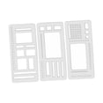 thumbnail image 3 of GUOOL 3Pcs Flexible Record Templates Planner Stencils Set for Daily Planning Boxes Style B, 3 of 9