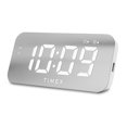 thumbnail image 1 of Timex Réveil avec Grand Écran LED, Chargement USB et Pile de Secours, Blanc - T1320W, 1 of 5